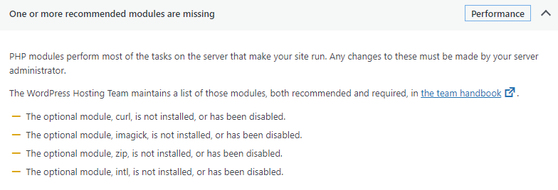 Site Health